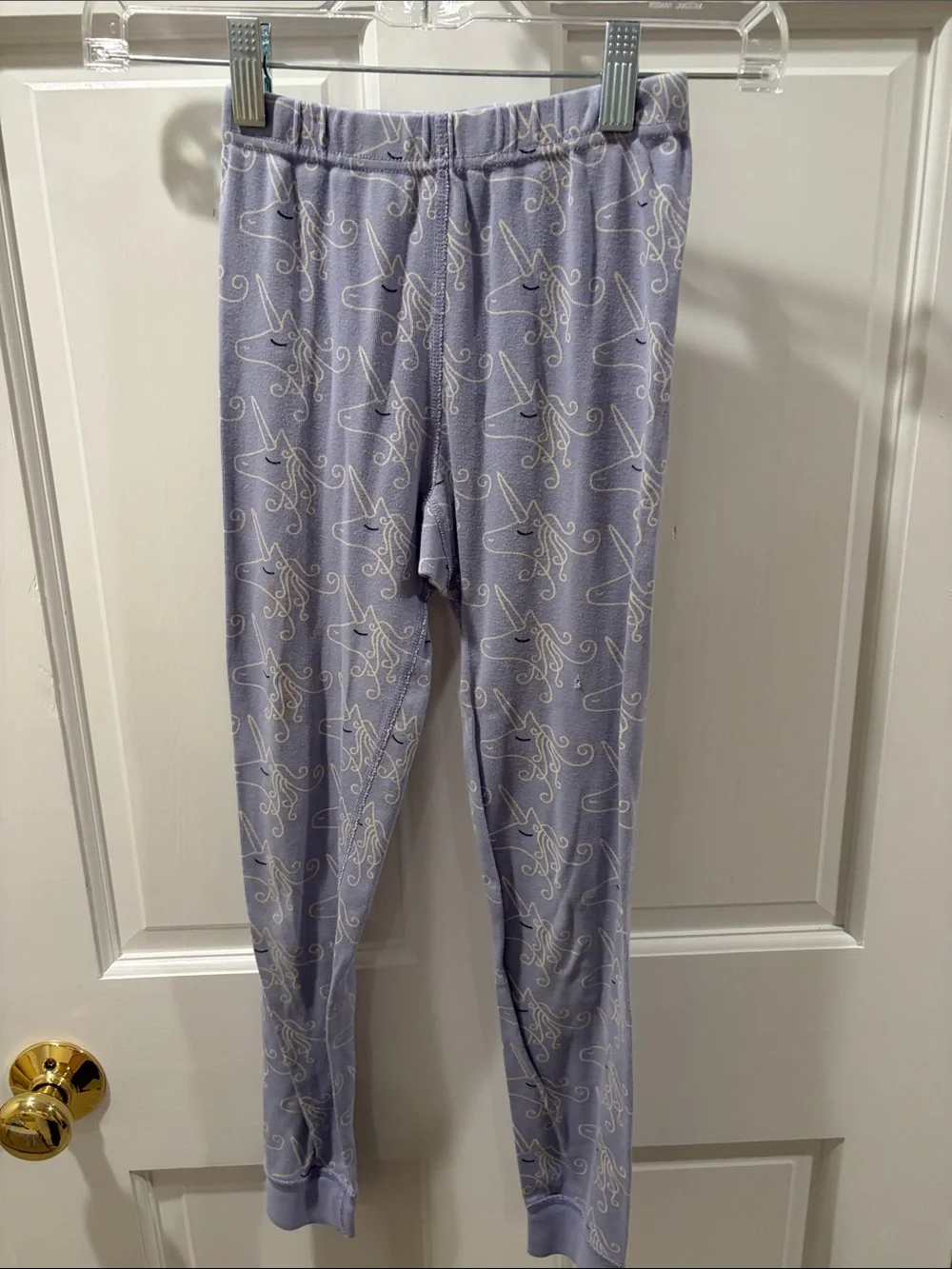 Hanna Andersson Lavender Unicorn Long Sleeve Pajama Set